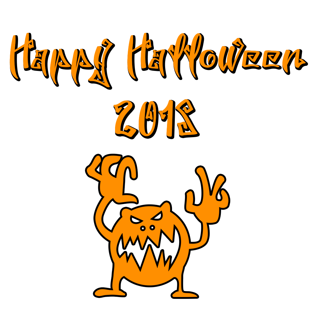 Happy Halloween 2018 Scary Font Monster
