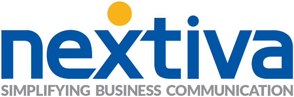 Nextiva logo and slogan