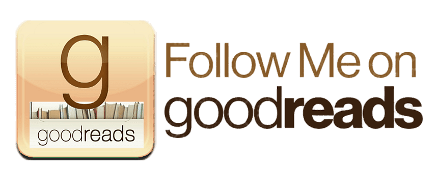 Follow Me on GoodReads logo landscape