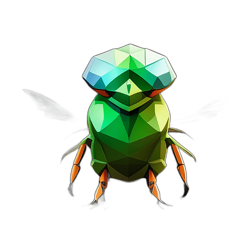 Housefly, Children'S Cartoon Animation Style -  Full Body, Single View, No Shadow