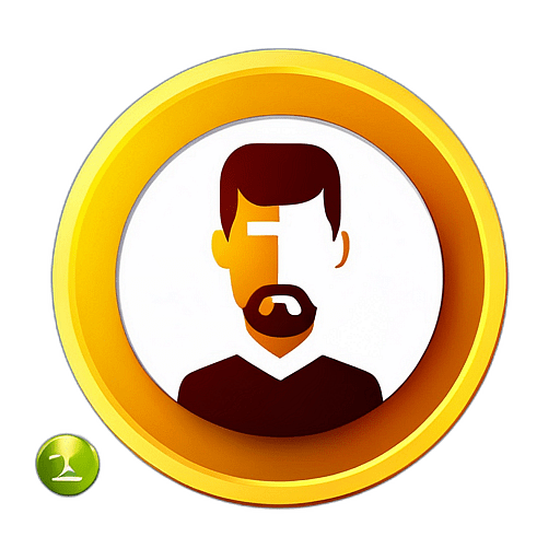 Massage Therapist, Minimalist App Icon - Circle Icon Bevel Border
