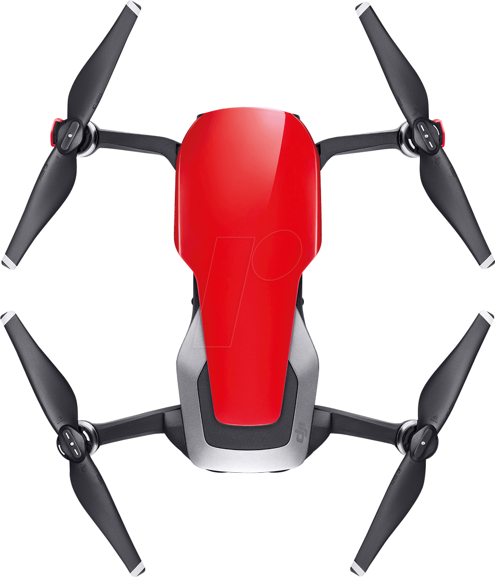 Dji Mavic Air Red Top View