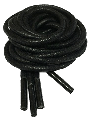 Black Waxed Shoe Laces