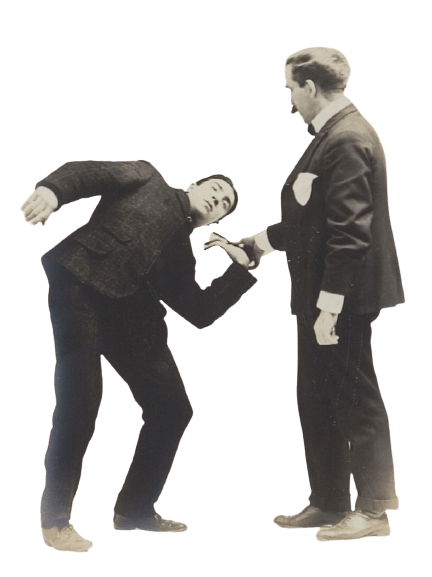 Self-Defense Demonstration Vintage Photo