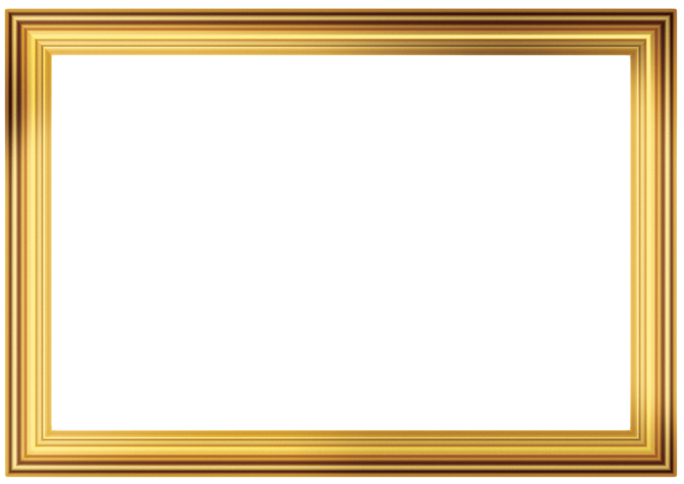 Rectangle Gold Frame