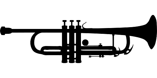 Silhouette of a Trumpet