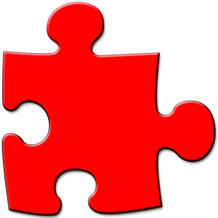 Red Puzzle Piece