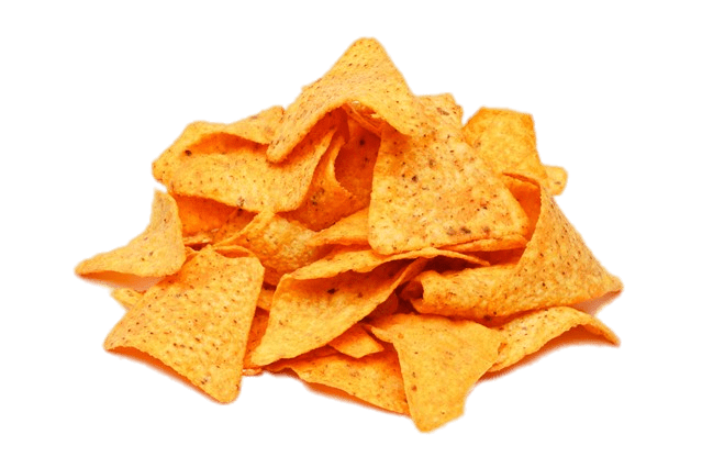 Pile Of Triangular Crisps