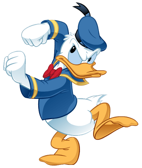 Donald Duck Angry