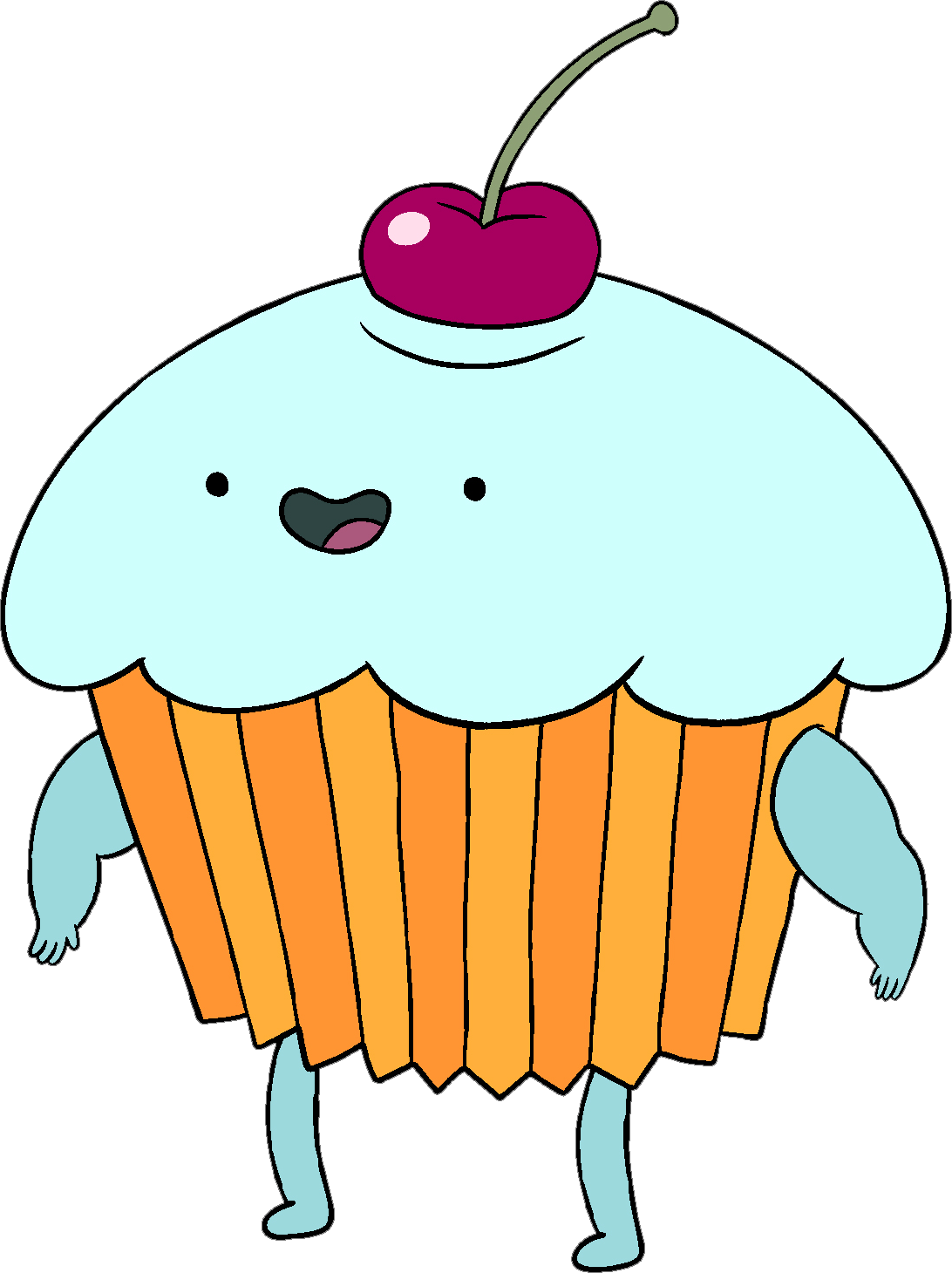 Adventure Time Cupcake With Cherry on Top