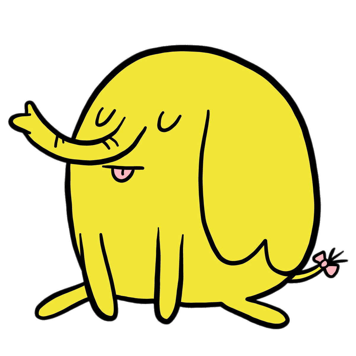 Adventure Time Tree Trunks the Elephant Sitting