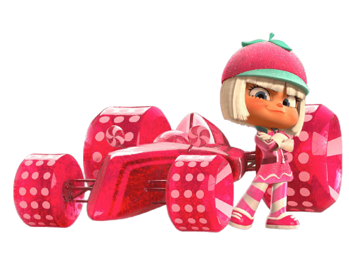 Taffyta Muttonfudge With Her Speedcar