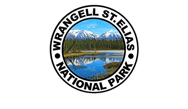 Wrangell St. Elias National Park Round Sticker