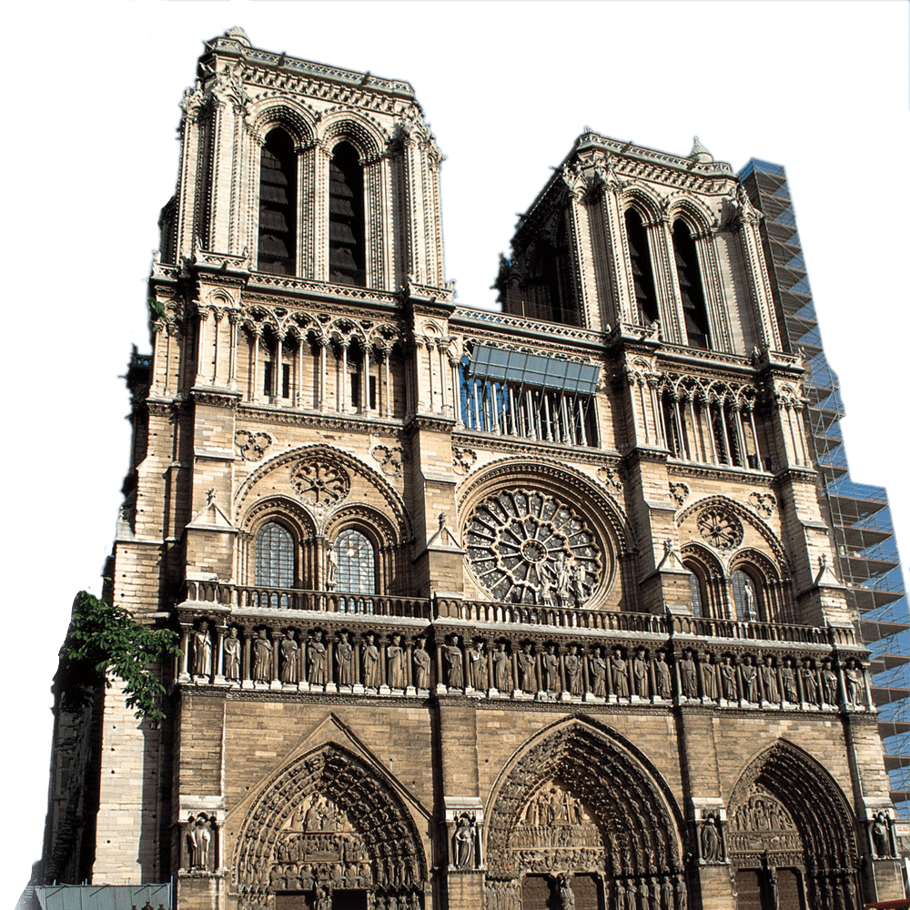 Notre Dame De Paris Side View