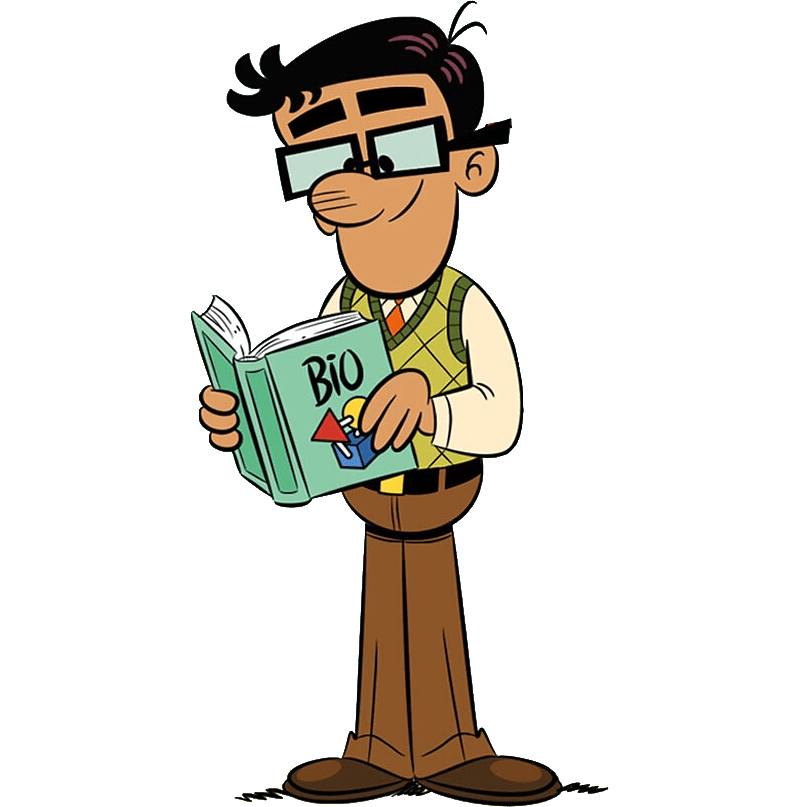 The Loud House Character Carlos Casagrande Reading