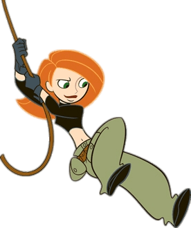 Kim Possible Hanging on A Rope