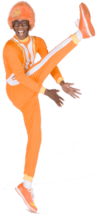 Yo Gabba Gabba DJ Lance Leg Up