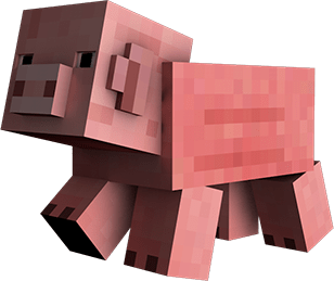 Large Minecraft Pig