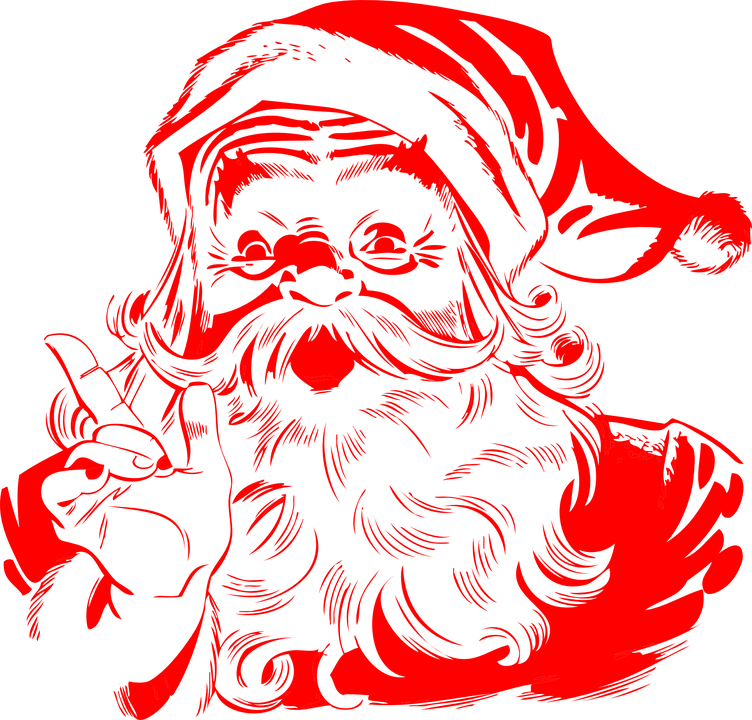 Santa Claus Red Vintage