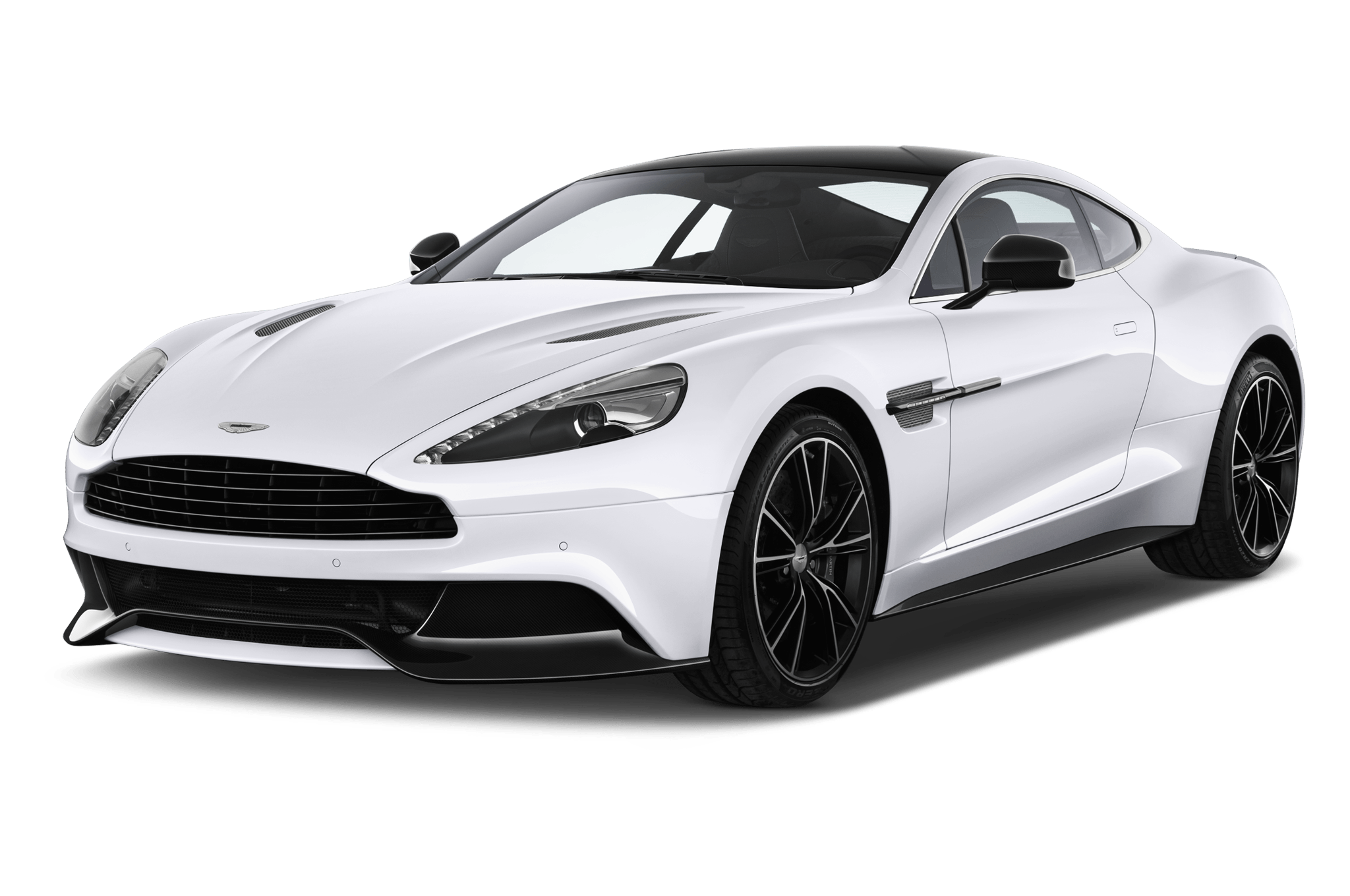 White Aston Martin