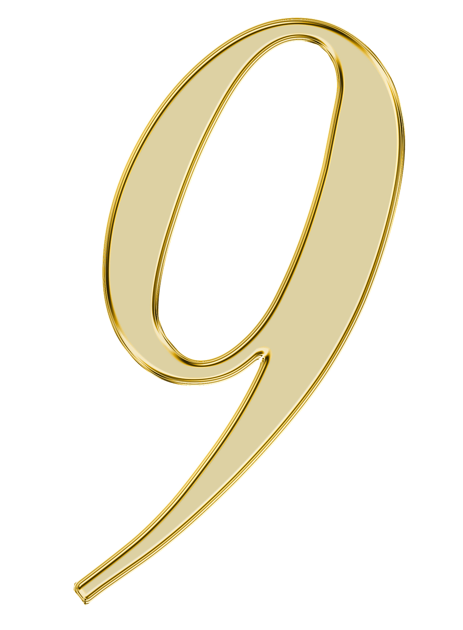 Number 9 Golden