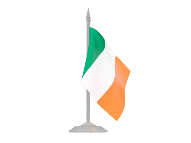 Irish Flag on Stand