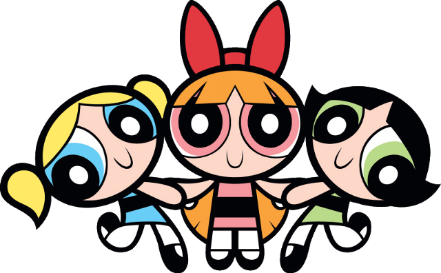 Powerpuff Girls Holding Hands