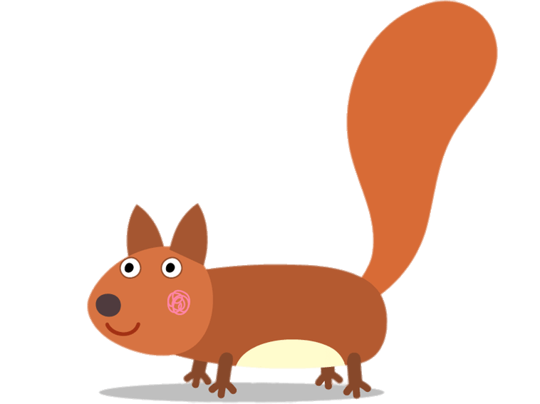 Ben and Holly Squirrel