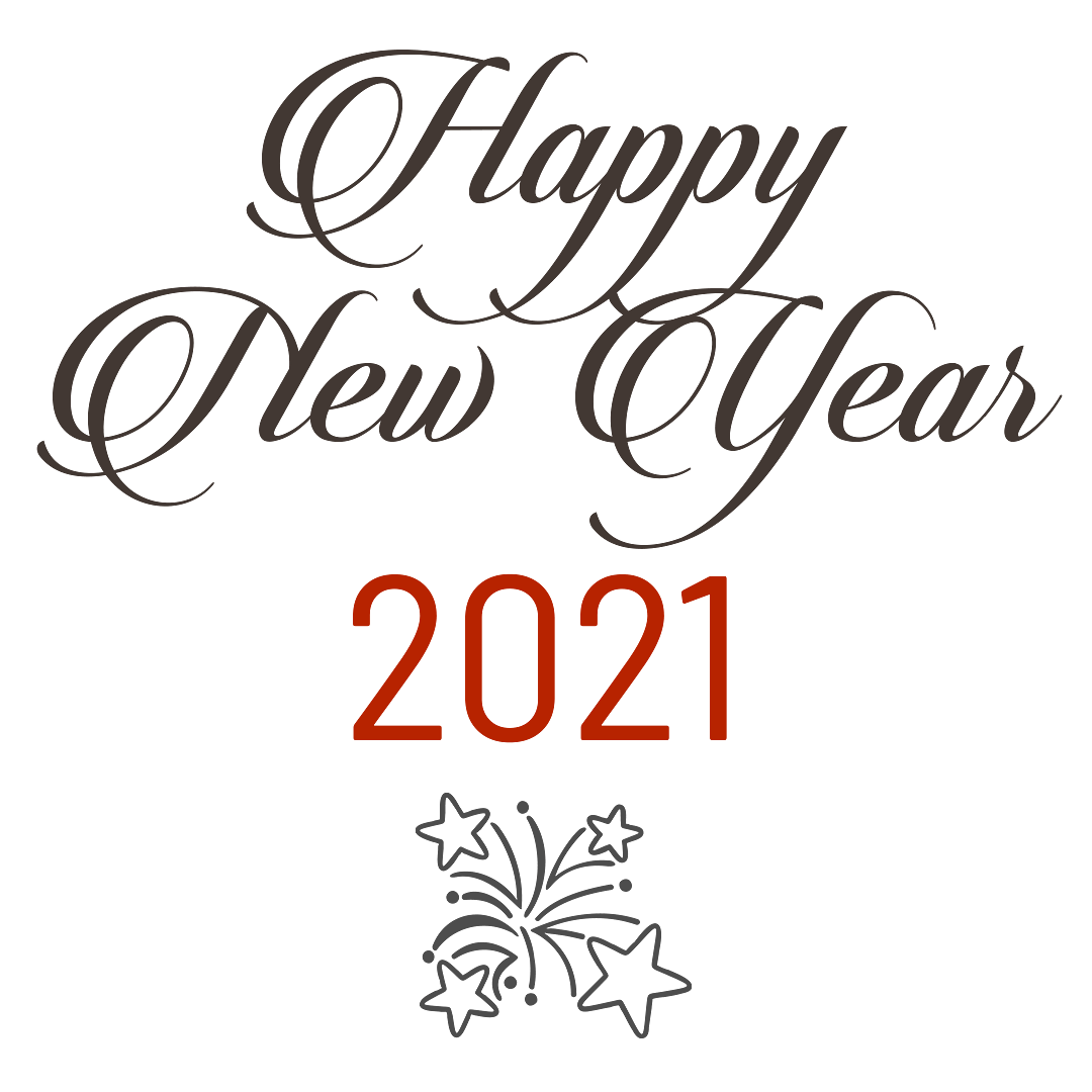 Happy New Year 2021 Fireworks Icon