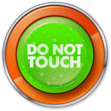 Do Not Touch Green:orange Button