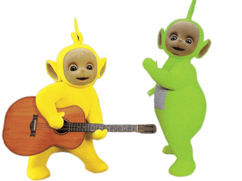 Teletubbies Dipsy and Lala