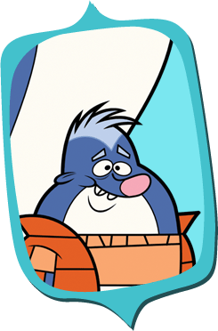 Dave the Skunk In the Mirror