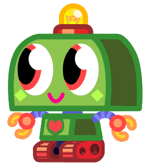 Nipper the Titchy Trundlebot Happy