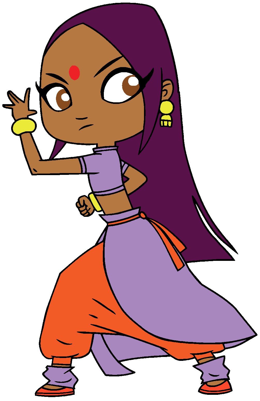 Sally Bollywood Ninja Move