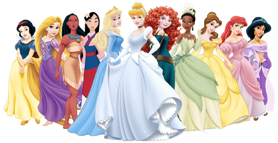 Large Group Of Disney Princesses