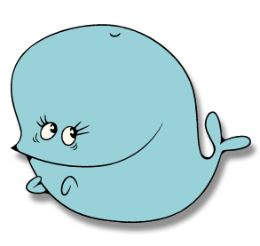 Flapjack Character Bubbie the Talking Whale