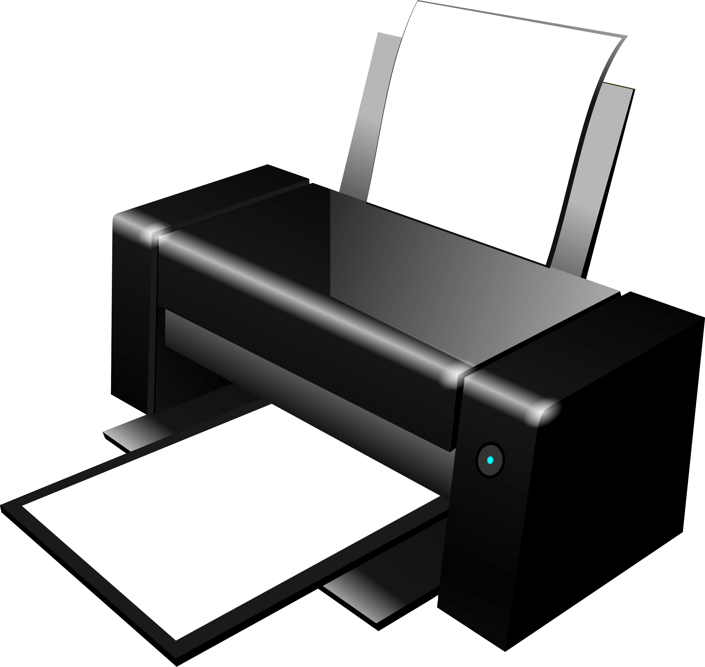 Black Clipart Printer