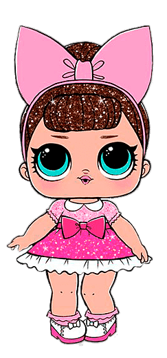 LOL Surprise Girl with Pink Bow