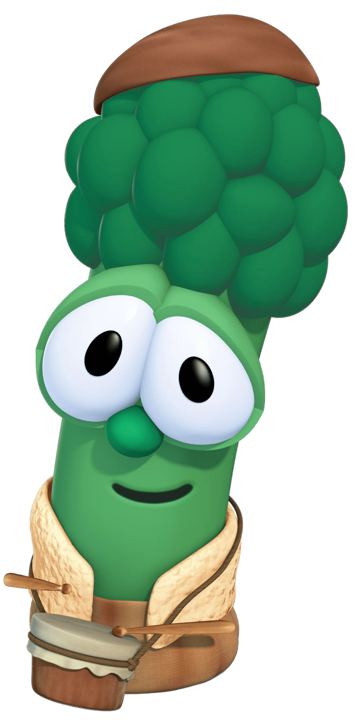 Junior Asparagus Playing the Drum