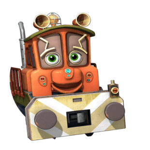 Chuggington Character Calley the Shunting Engine Front View