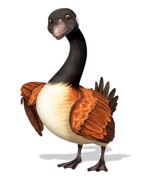 Franklin and Friends Friendly Goose