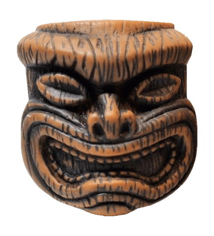 Rounded Tiki Head