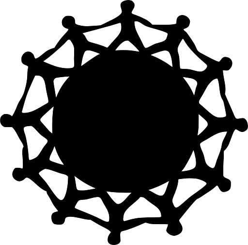 Humans Holding Hands Around the World