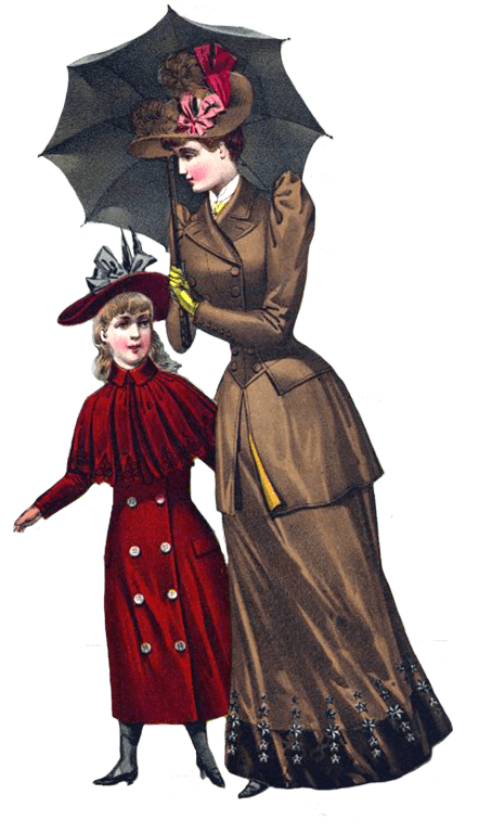 Victorian Mother And Daughter