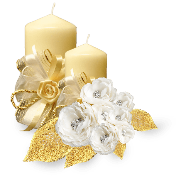 Wedding Golden Candle