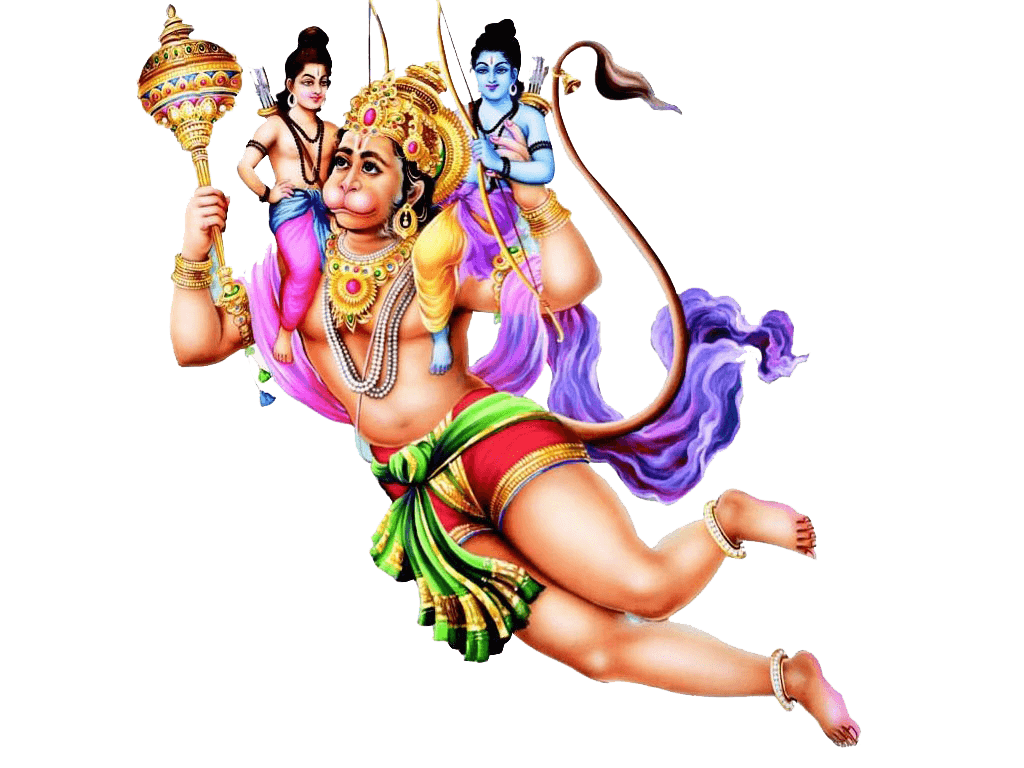 Hanuman Flying