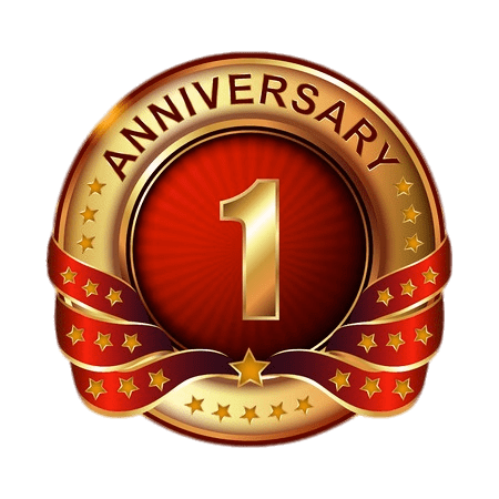 One Year Anniversary Badge