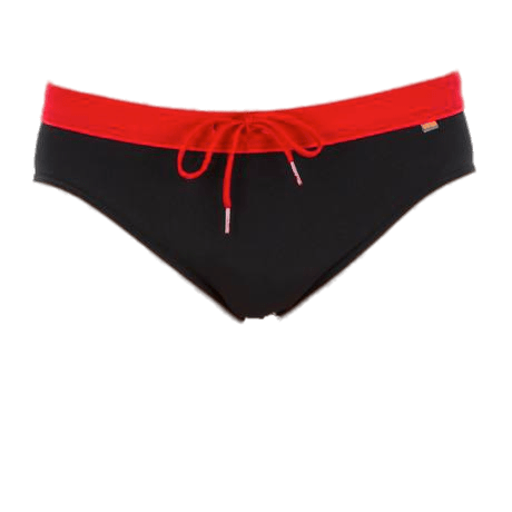 Black and Red Swimming Trunks