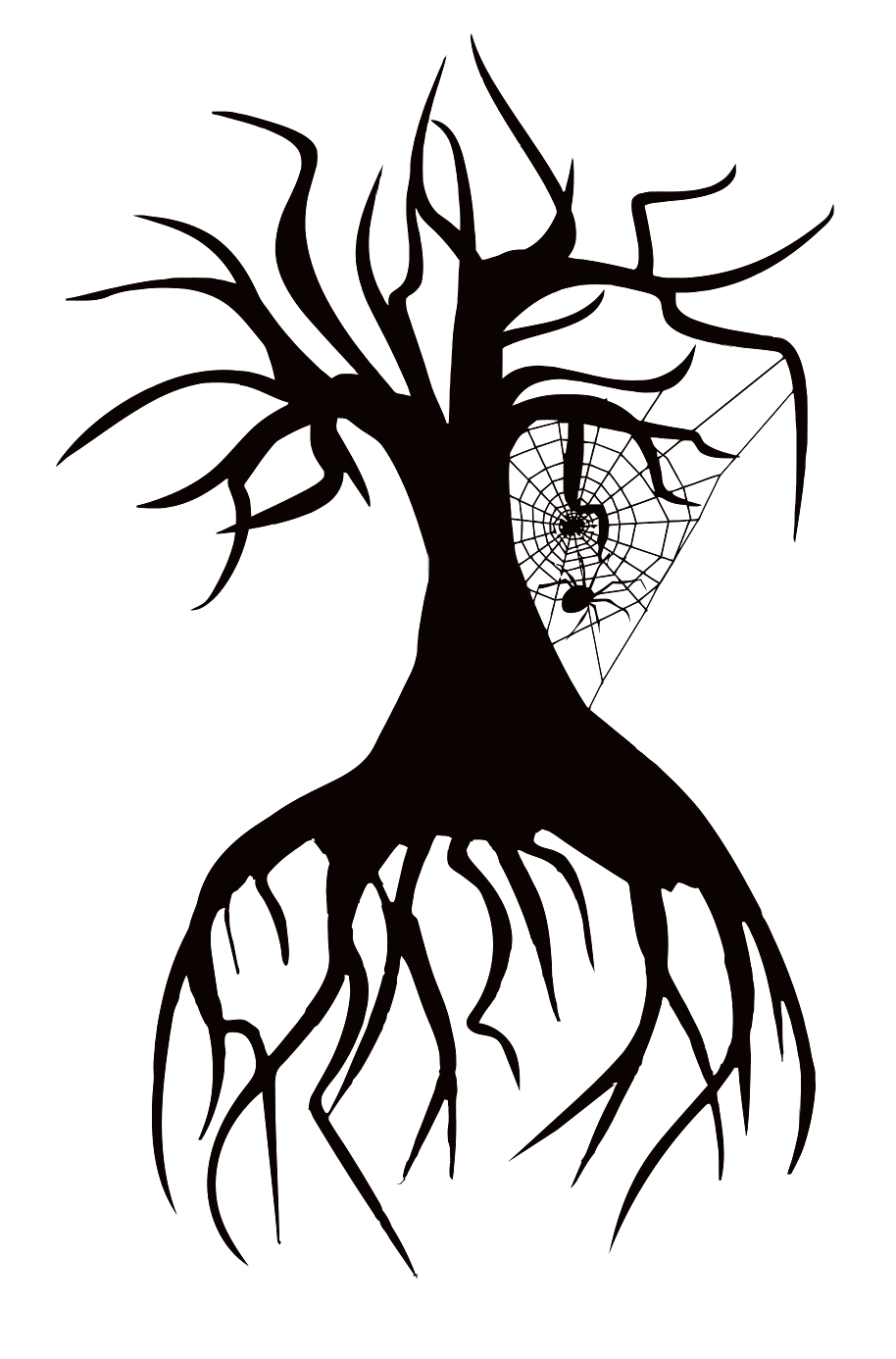 Spider Web in a Tree