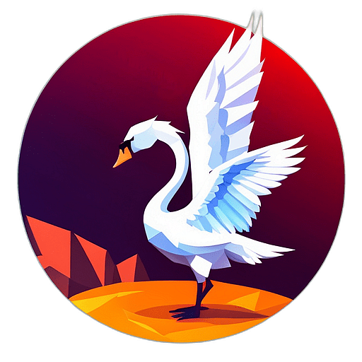White Swan, Fairytale Character - Circle App Icon | Fan Art